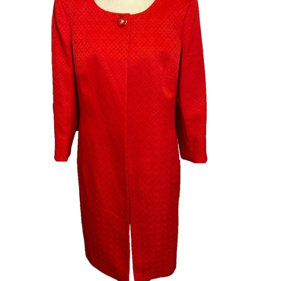 John Meyer Jackets & Blazers - John Meyer Classy Elegant Red Dressy Suit Jacket Textured Women’s Size 10